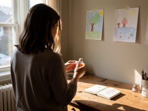 La dernière chose qu’elle a rangée dans sa valise, ce n’était pas un vêtement